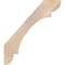 Ekena Millwork 5 1/2"W x 30"D x 34"H Olympic Smooth Knee Brace, Douglas Fir BRC06X30X34OLY00SDF - alternate 2